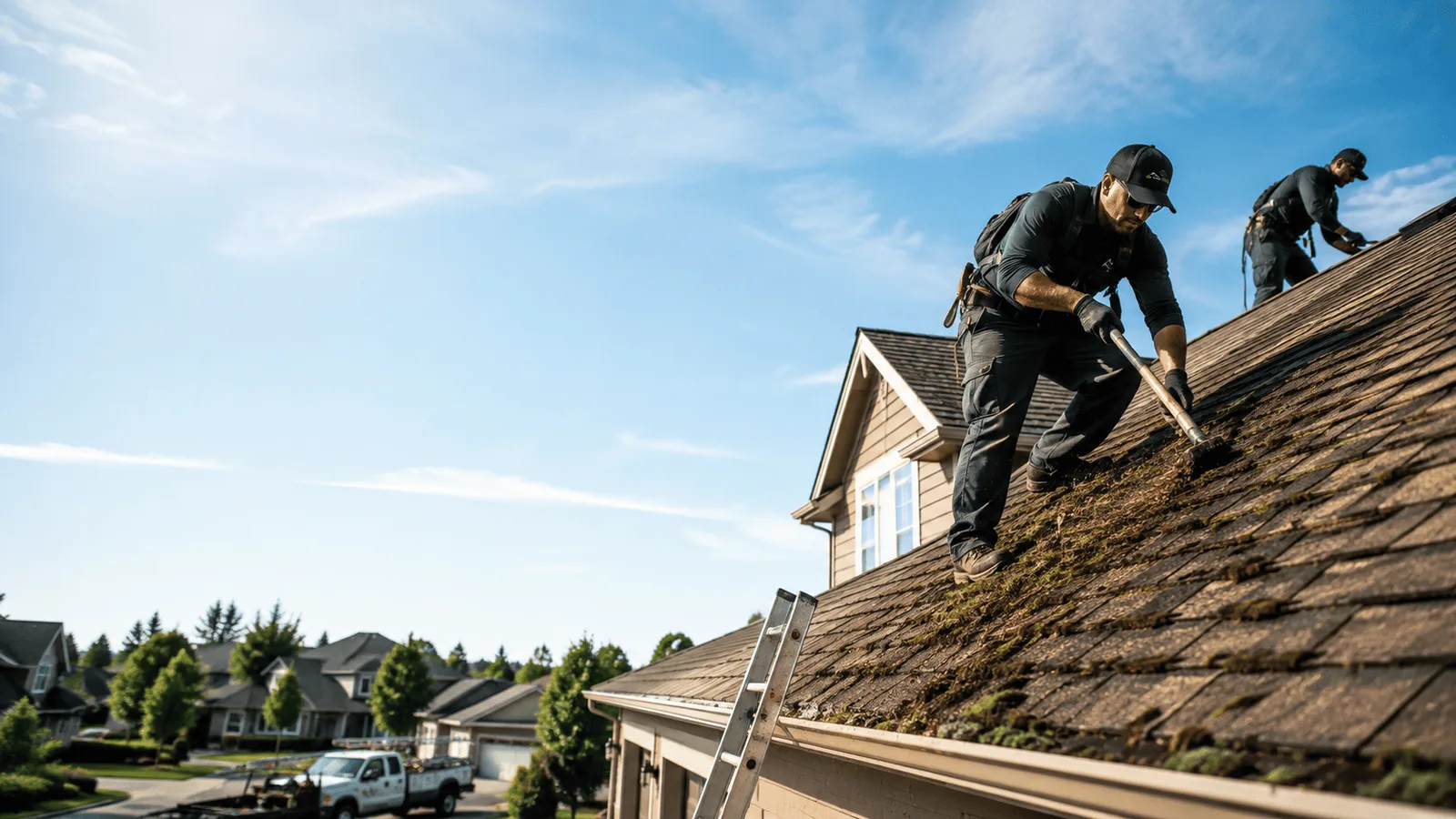 Roof Moss Removal in Tram, KY near me